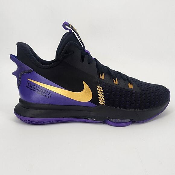 Nike LeBron Witness 5 Lakers Basketball Shoe Men's Size 14 - Picture 1 of 13